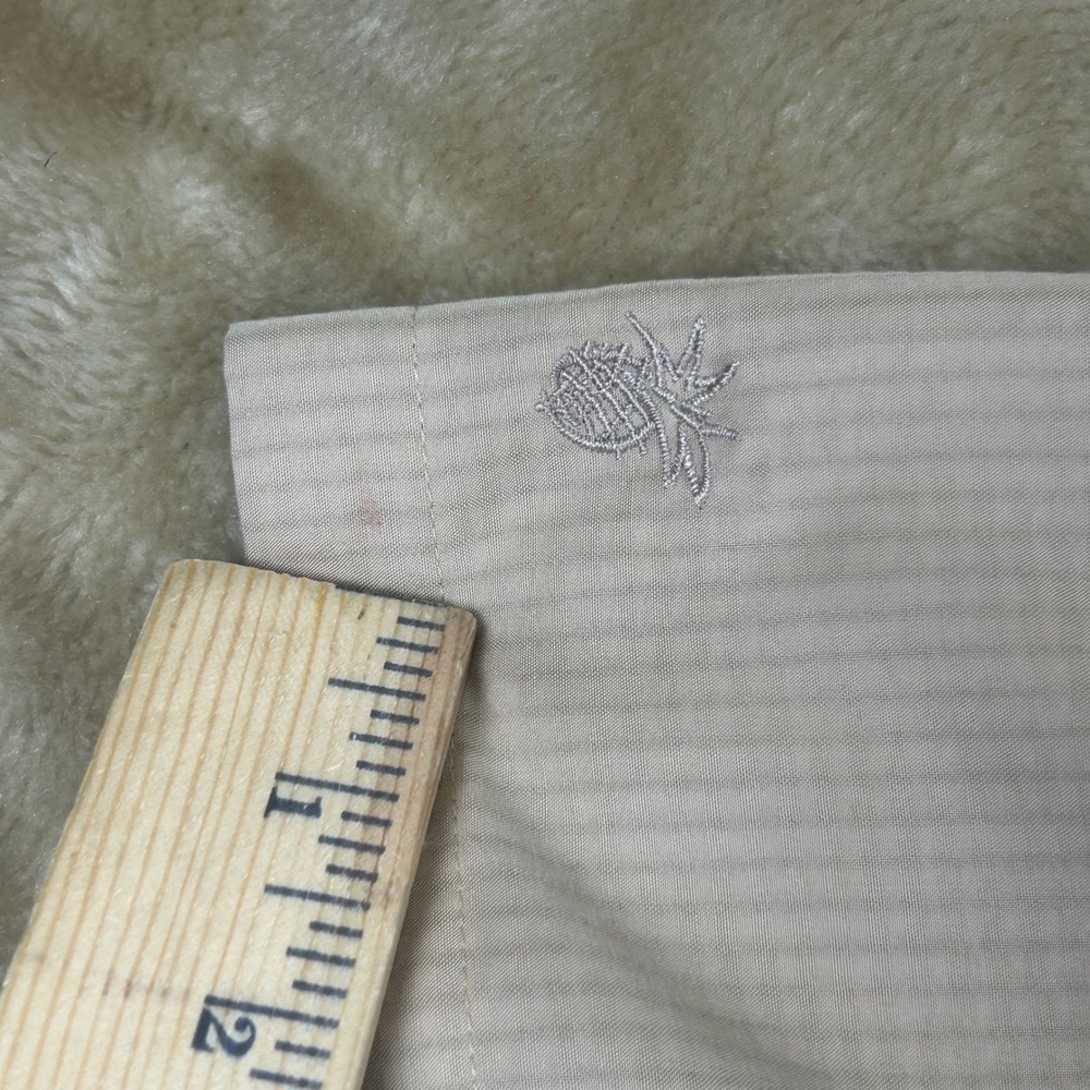 Cubavera Mens Large Tan Rayon Blend Huntington Beachcruisers‎ Graphic Camp Shirt - Picture 8 of 10